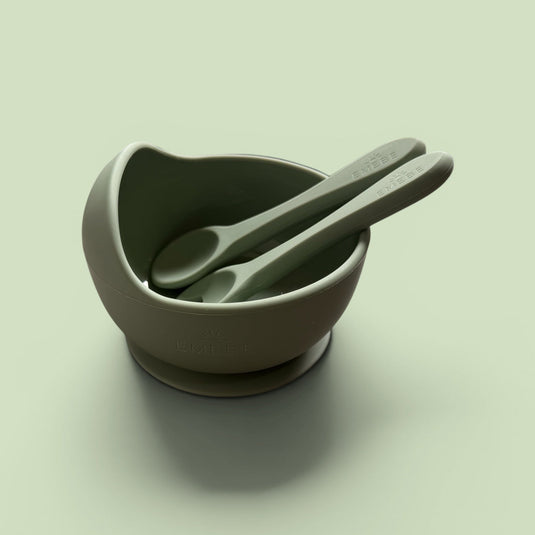 BOWL DE SILICONA CON CUBIERTOS