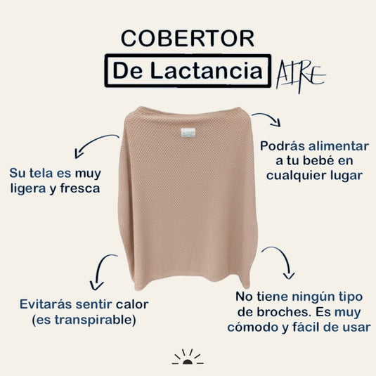 COBERTOR DE LACTANCIA AIRE