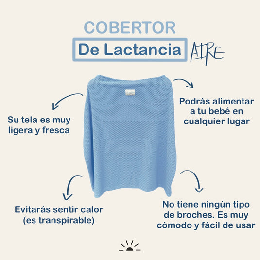 COBERTOR DE LACTANCIA AIRE