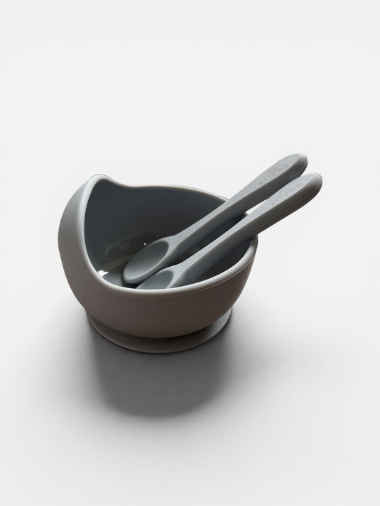 BOWL DE SILICONA CON CUBIERTOS